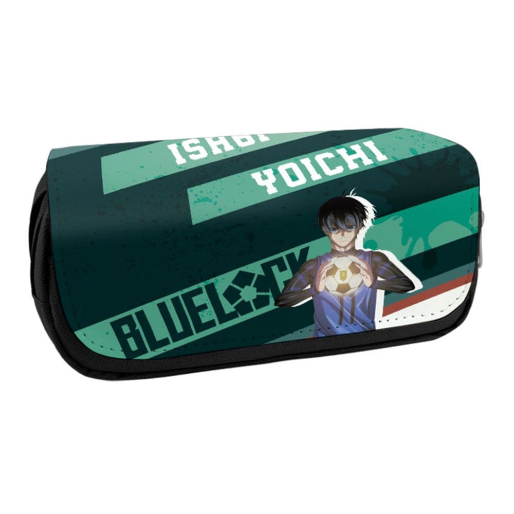 Estojo para lápis Blues Locks Cartoon Anime de grande capacidade