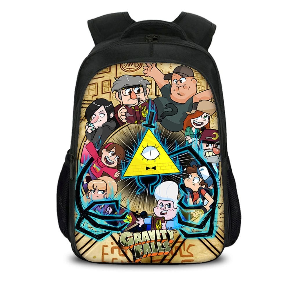 Mochila Escolar de Anime Gravitys Falls Mabels Pines de nylon