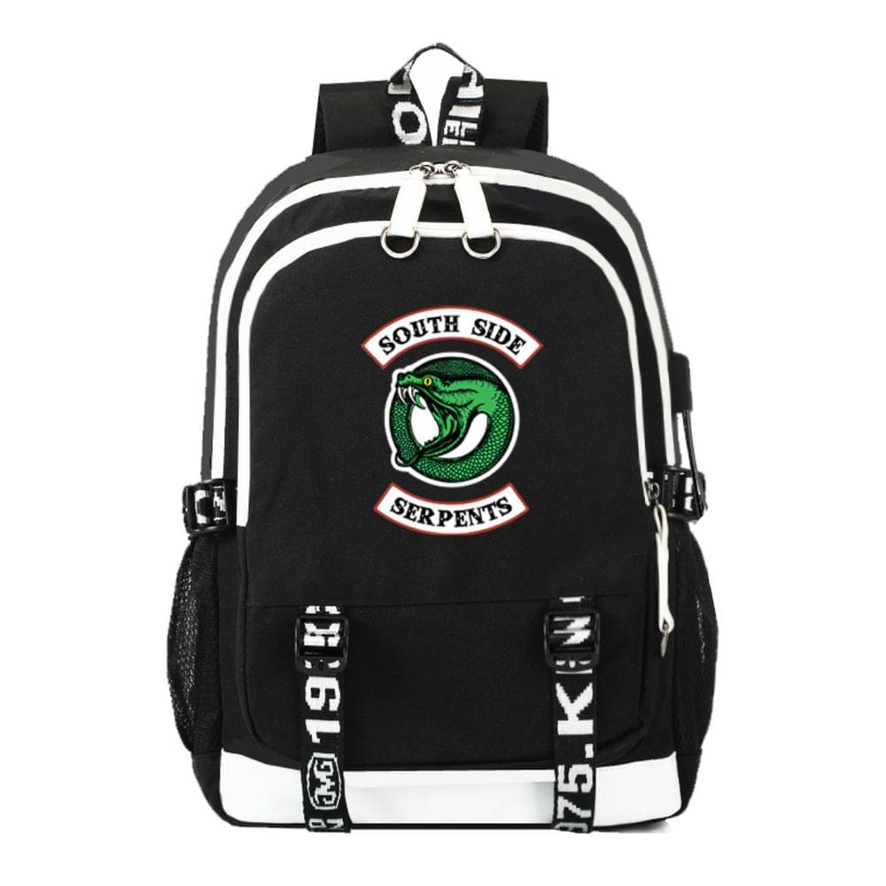 Mochila Riverdales Cartoon Kids School Nylon 30x15x43cm