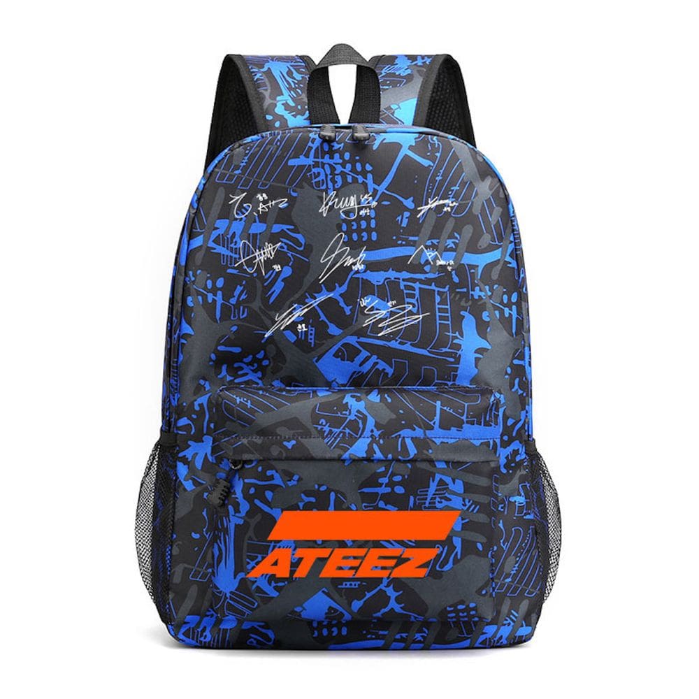 Mochila escolar Ateezs Cartoon Anime Kids Oxford 29x14x40cm