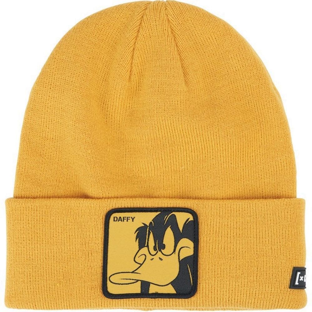 Chapéu de malha Daffys Duck Anime Winter Warm em acrílico unissex
