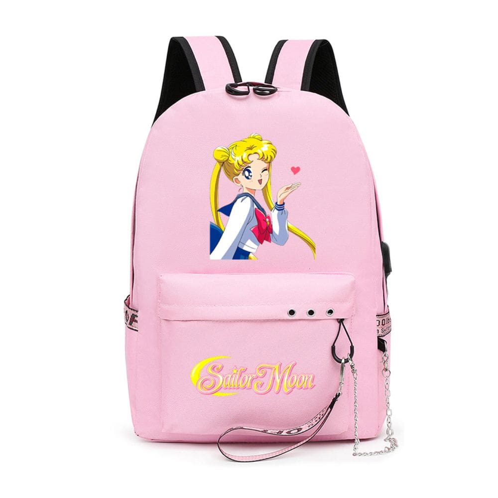 Mochila Sailors Moons Tsukinos Usagis Cartoon Kids Nylon