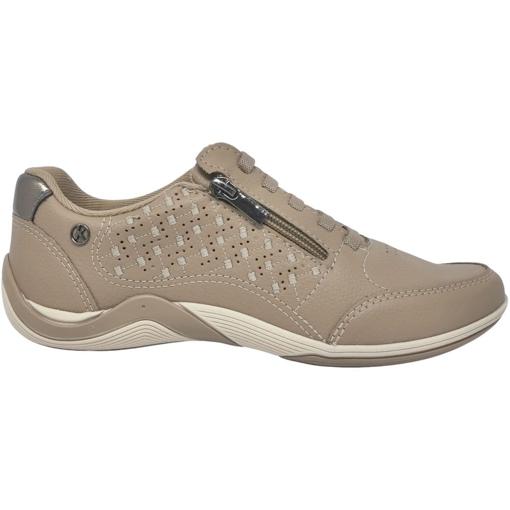 Tênis Feminino Casual Dia a Dia Trabalho Calce Fácil com Elástico Conforto Kolosh C3675