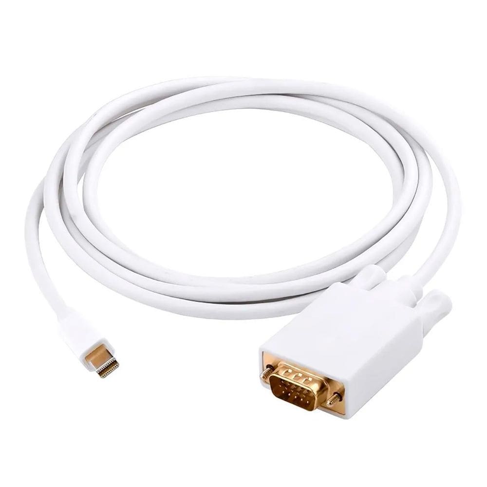 Cabo Mini Displayport X Vga - 1,8 Metros Branco
