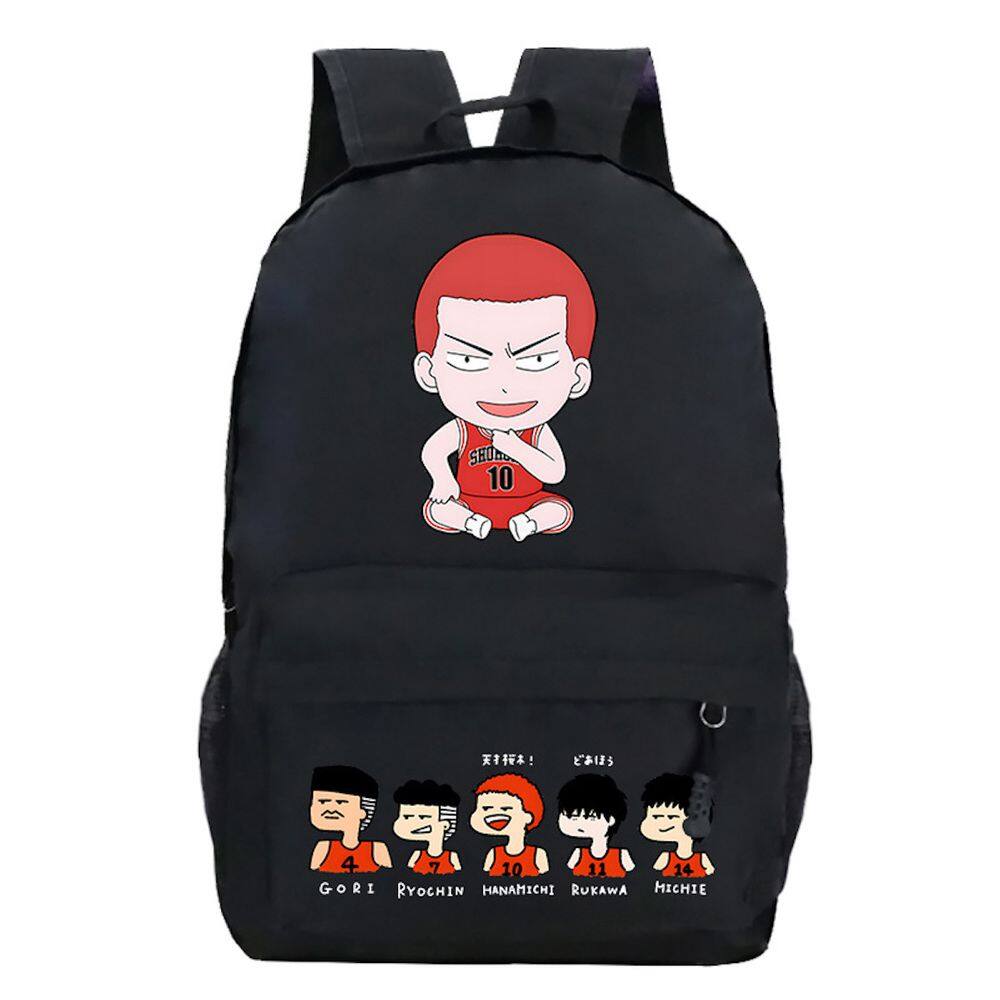 Mochila escolar Slam Dunks Basket Anime Children Poliéster