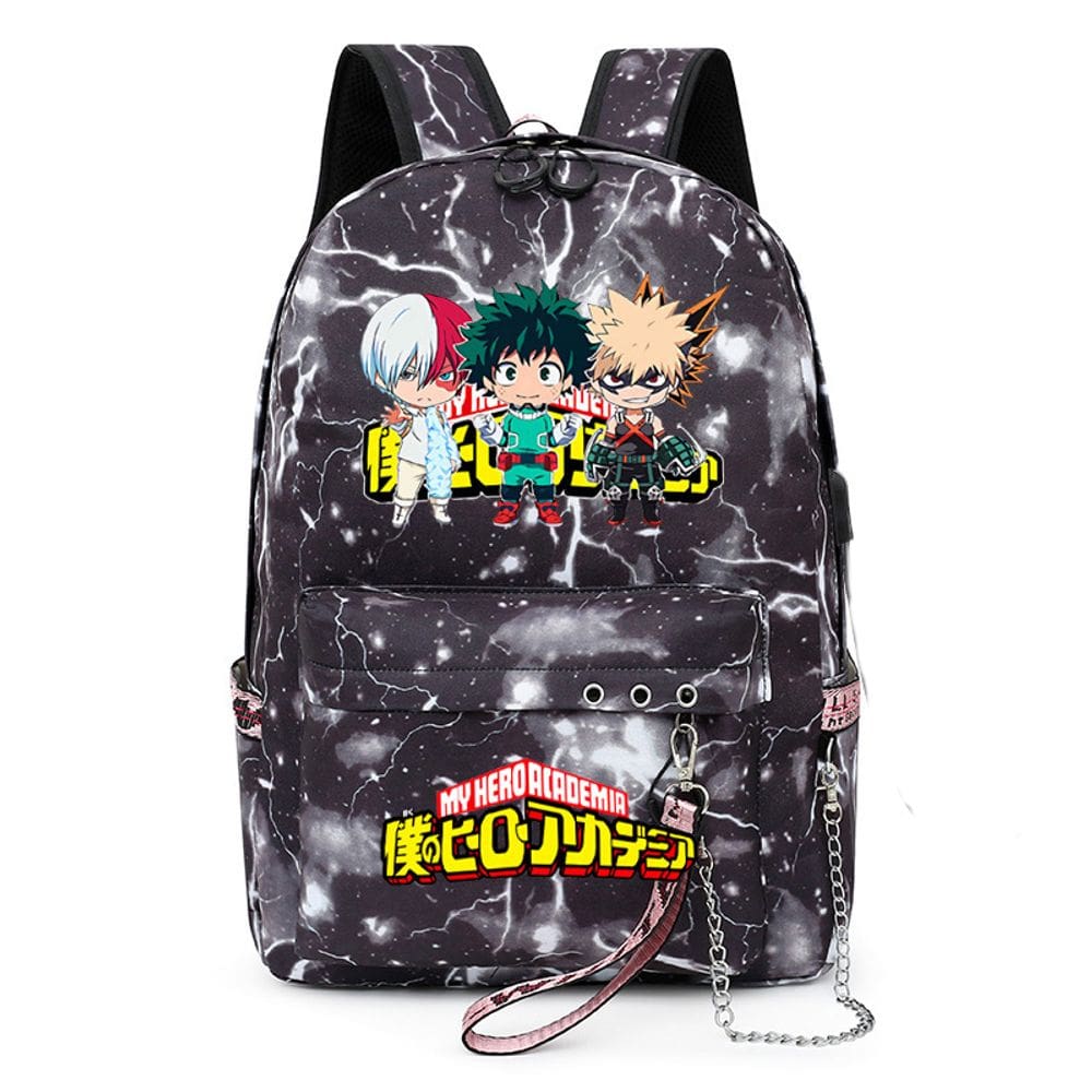 Mochila Mys Heros Academias Kids School Nylon 480 g