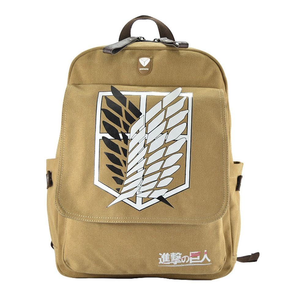 Mochila Anime School Attack on Titan para crianças