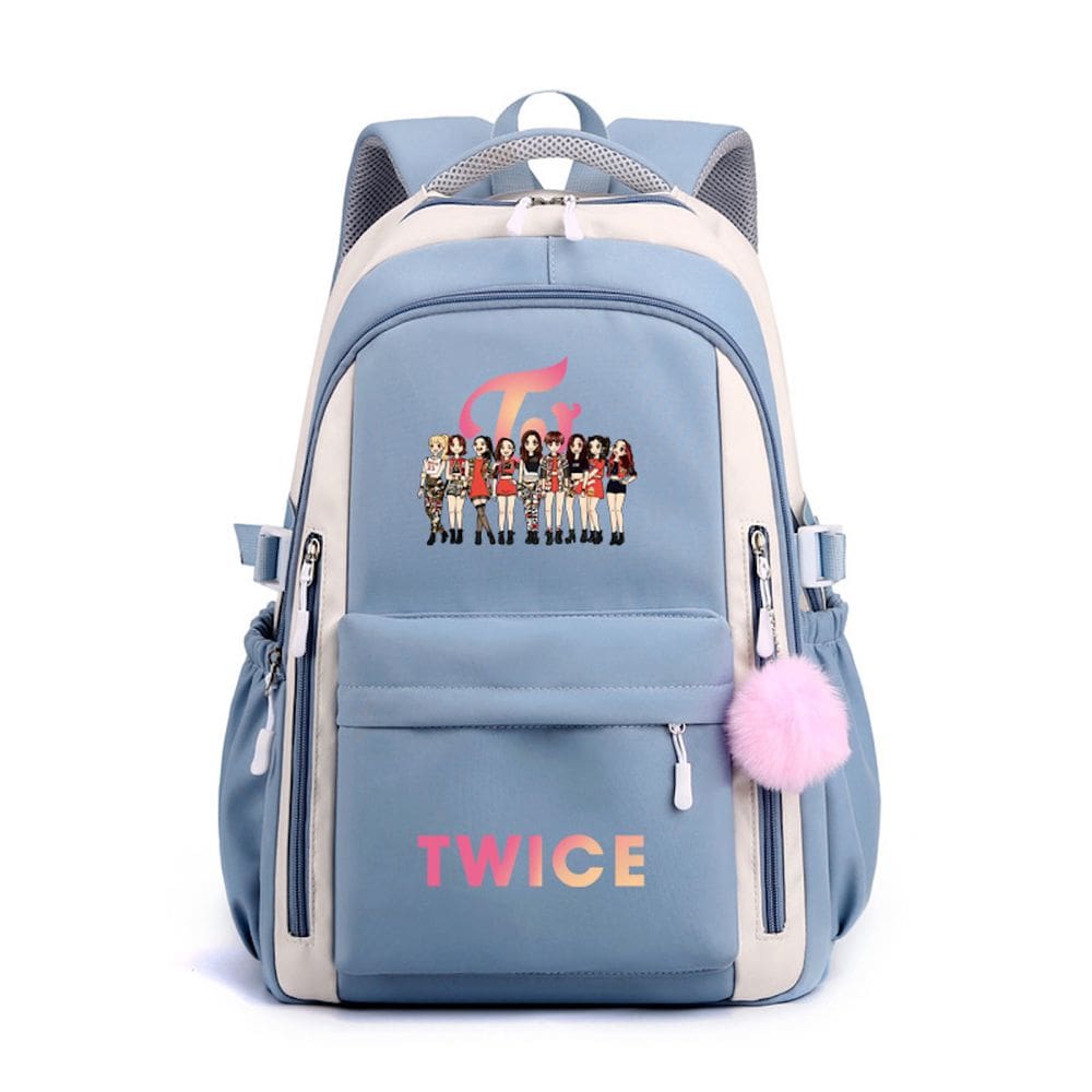 Mochila escolar Anime Twice Kids Nylon 30x23x42cm