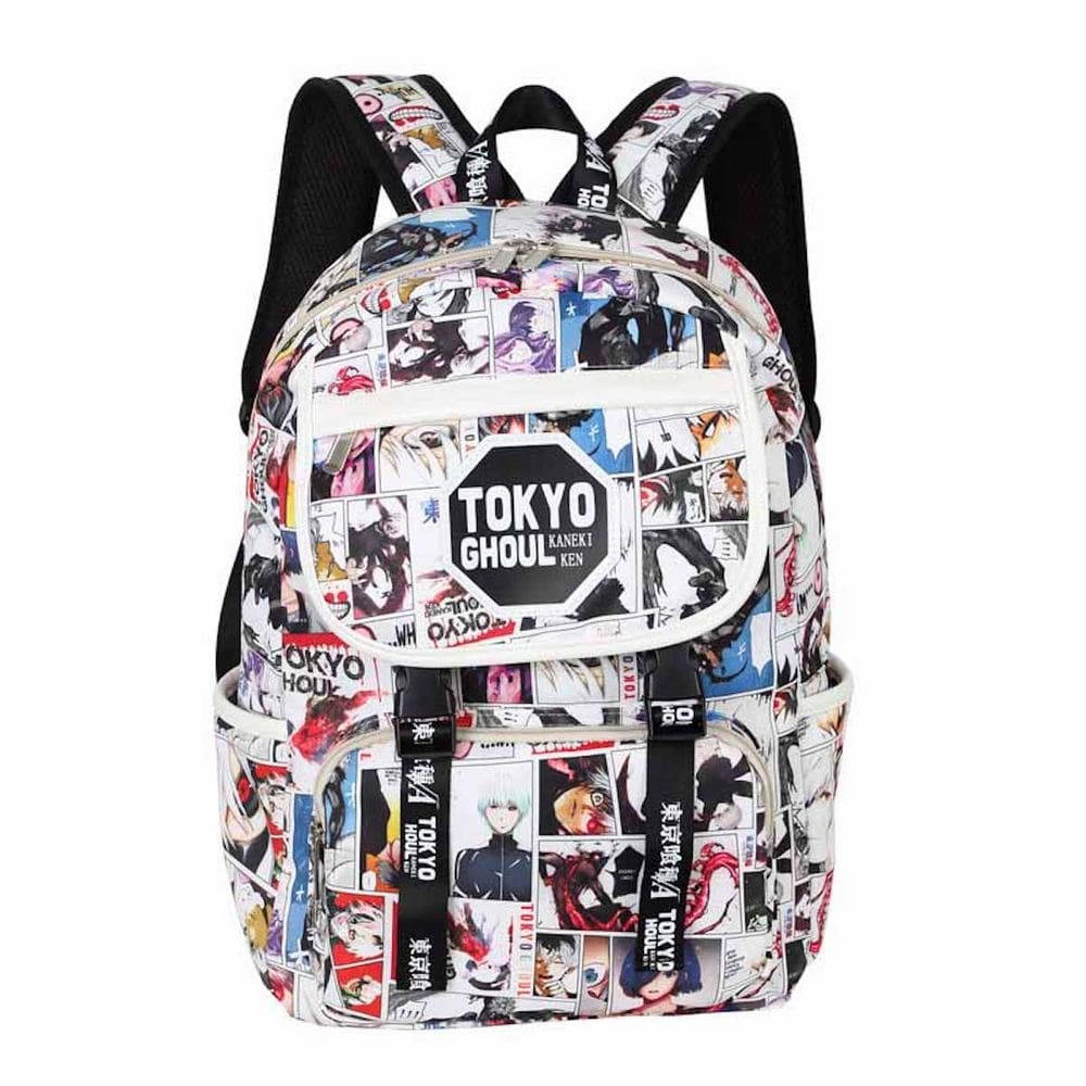 Mochila Tokyo`s Ghouls Kaneki`s Ken Cartoon Kids School