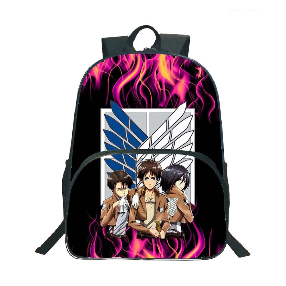 Mochila escolar Attack on Titan Anime Children 30x16x40cm