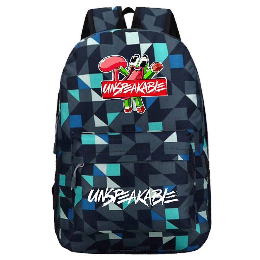 Mochila escolar Unspeakable Kids B Anime algodão-poliéster