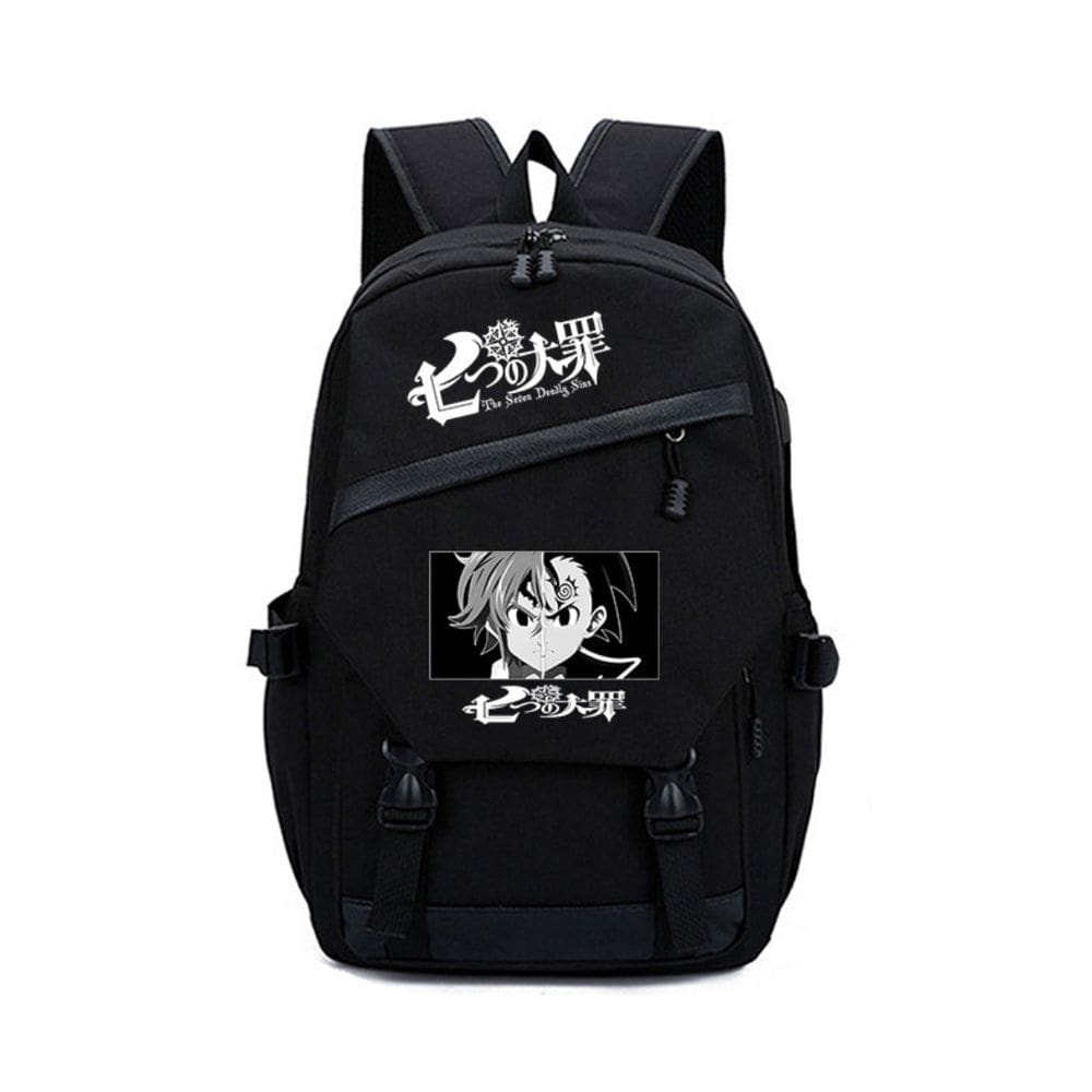 Mochila Seven Deadly Sins Meliodas Cartoon Kids School