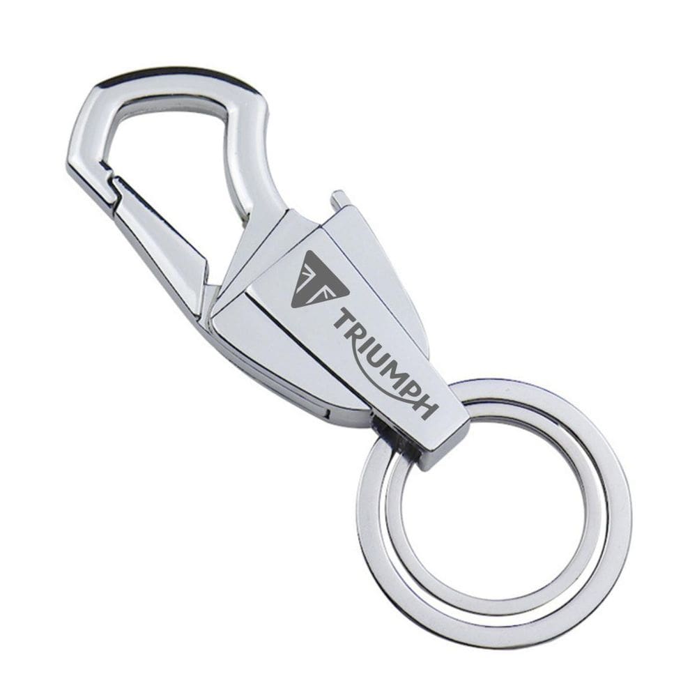 Chaveiro Para Triumph Prata Cromado Tiger Street Twin - J