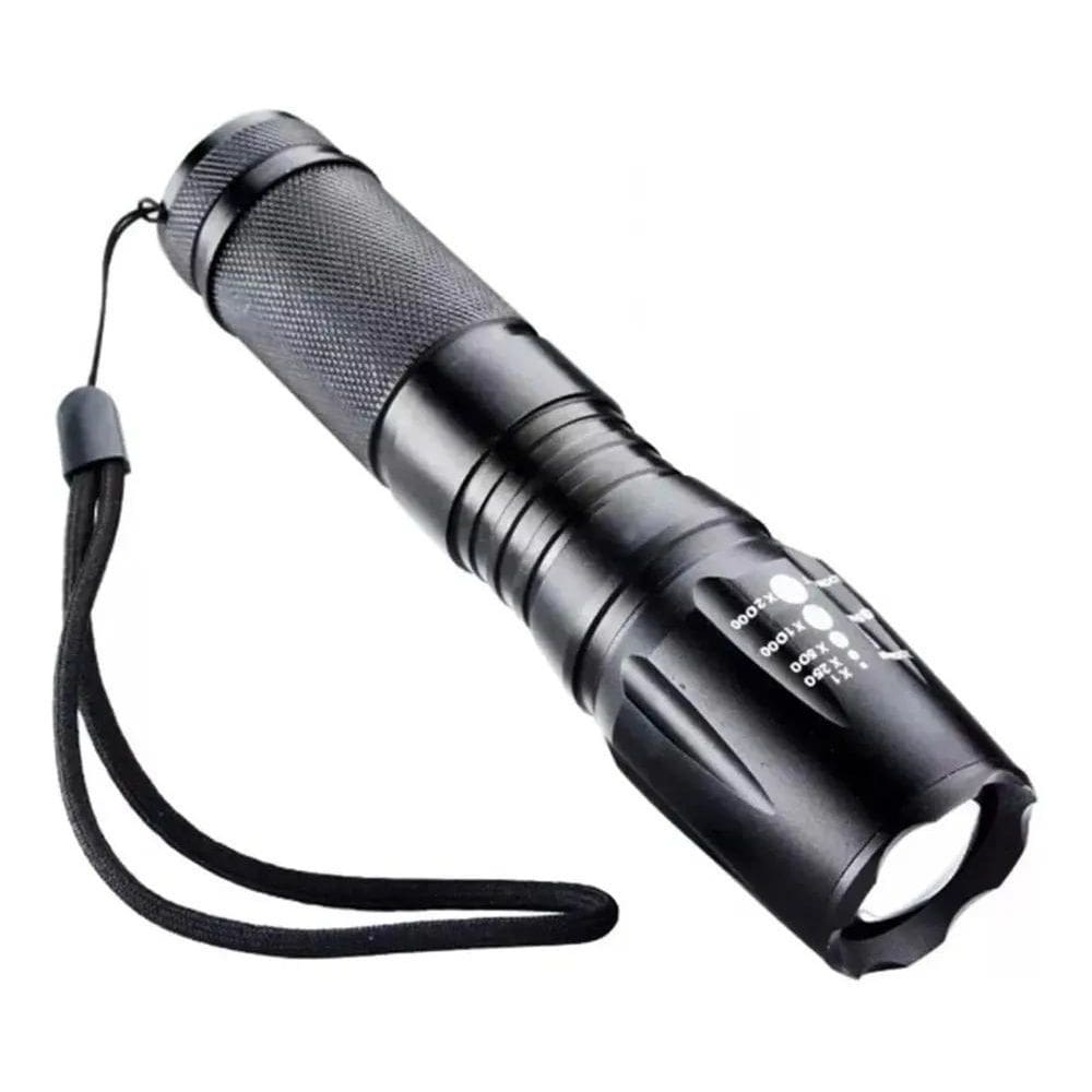 2X Lanterna Tatica M. Cree Led X900 Recarregáve