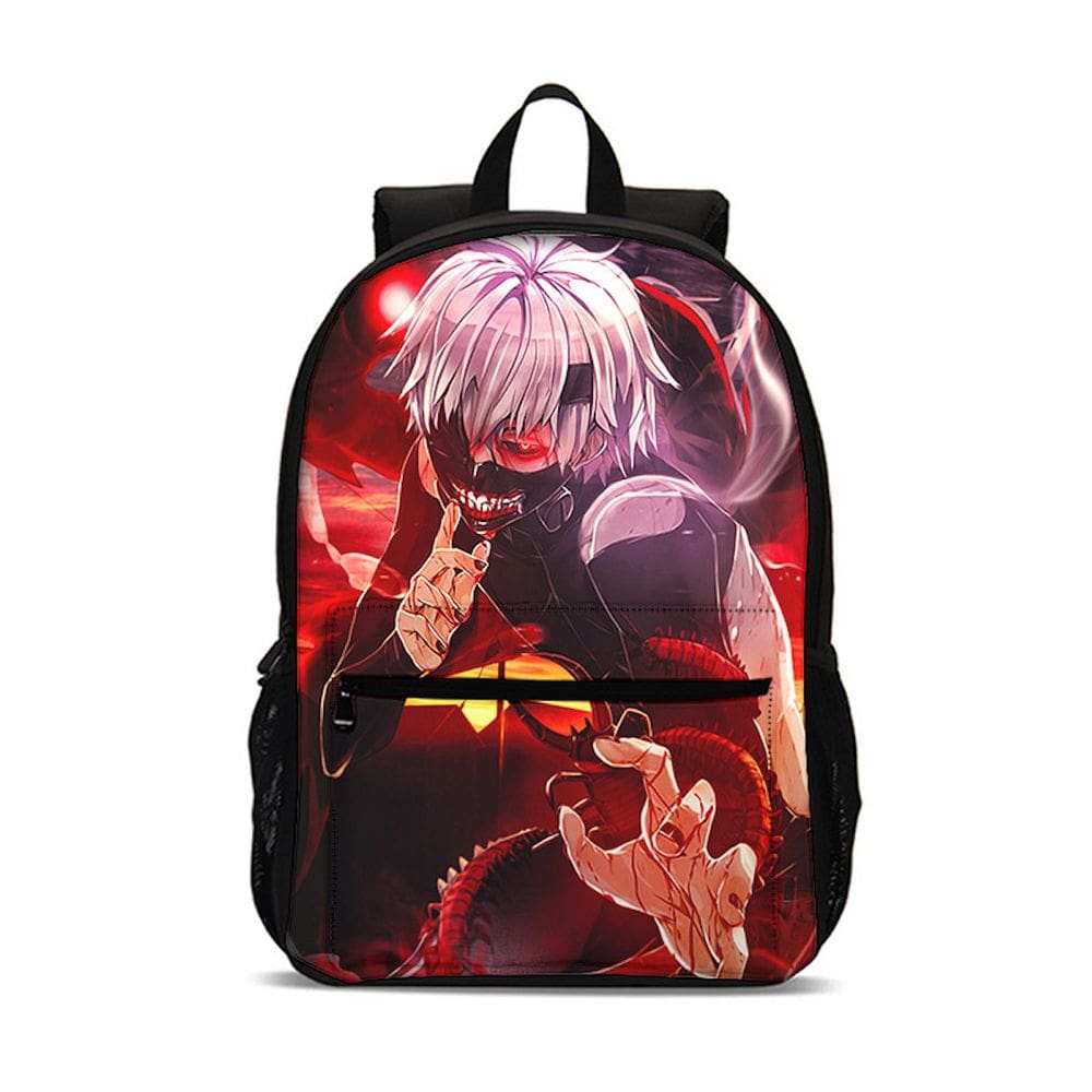 Mochila Tokyo Ghoul Kaneki`s Ken Cartoon Kids School Nylon