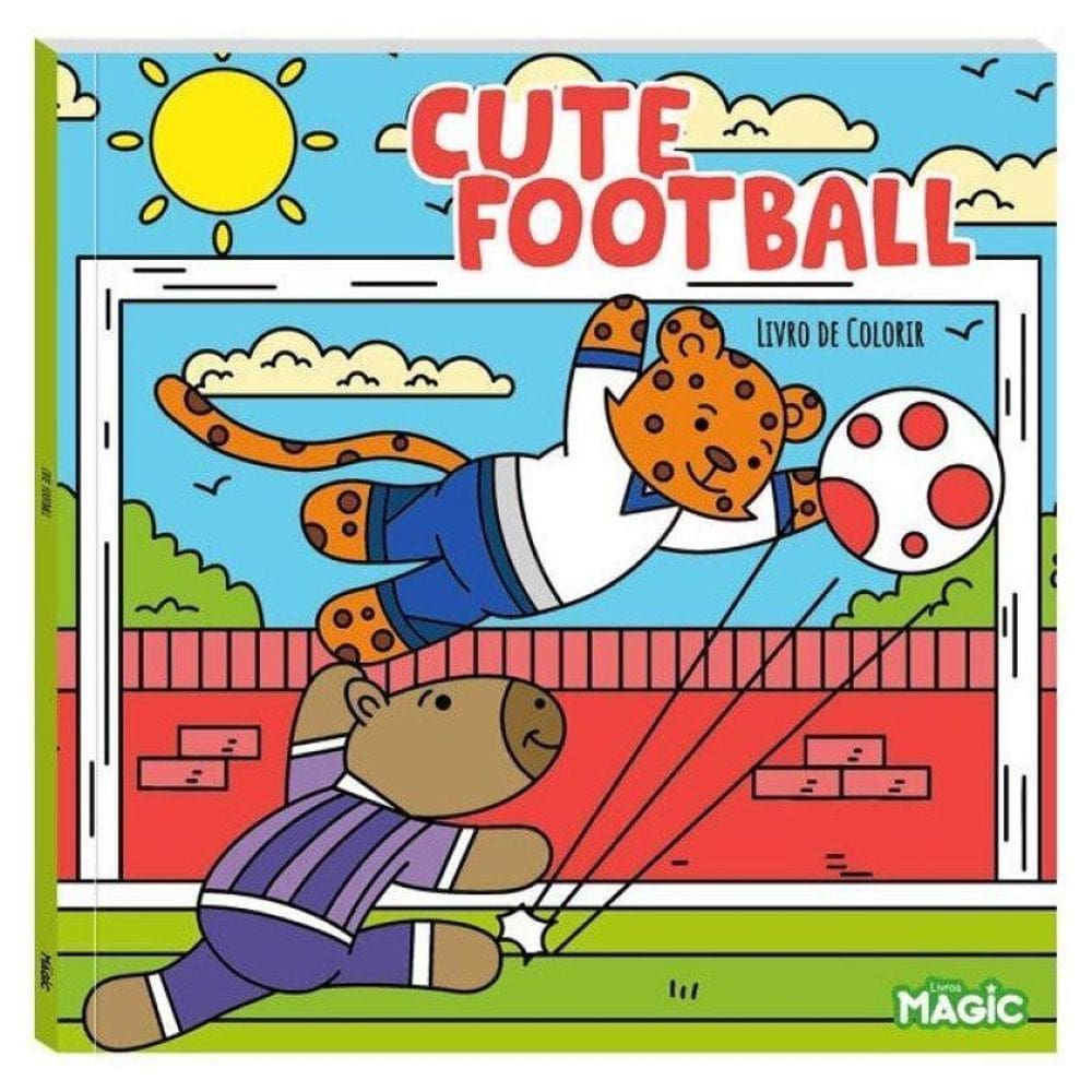 Cute Football - Livro De Colorir