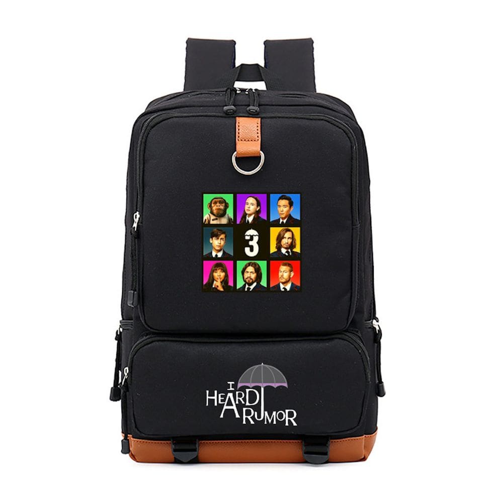 Mochila Umbrellas Academys Cartoon Kids School Oxford