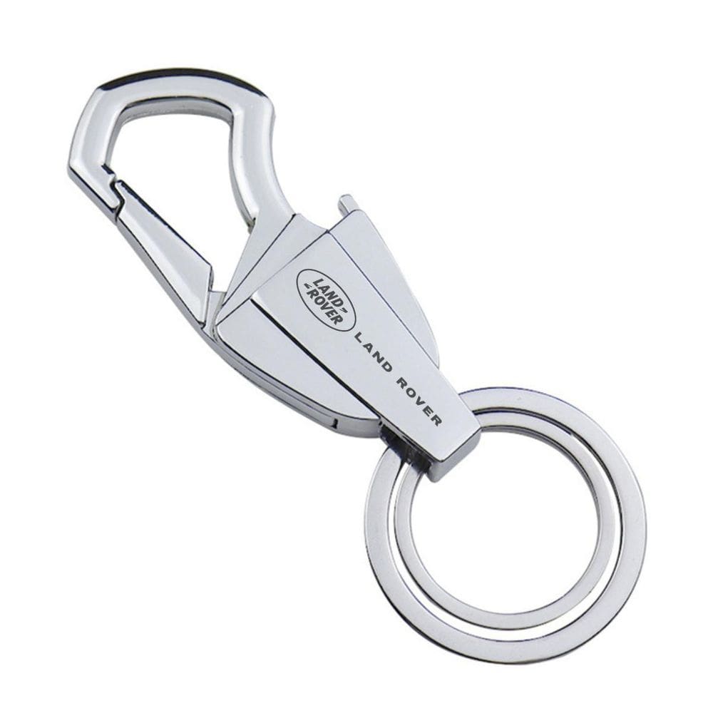 Chaveiro Para Land Rover Prata Cromado Discovery Defende - J