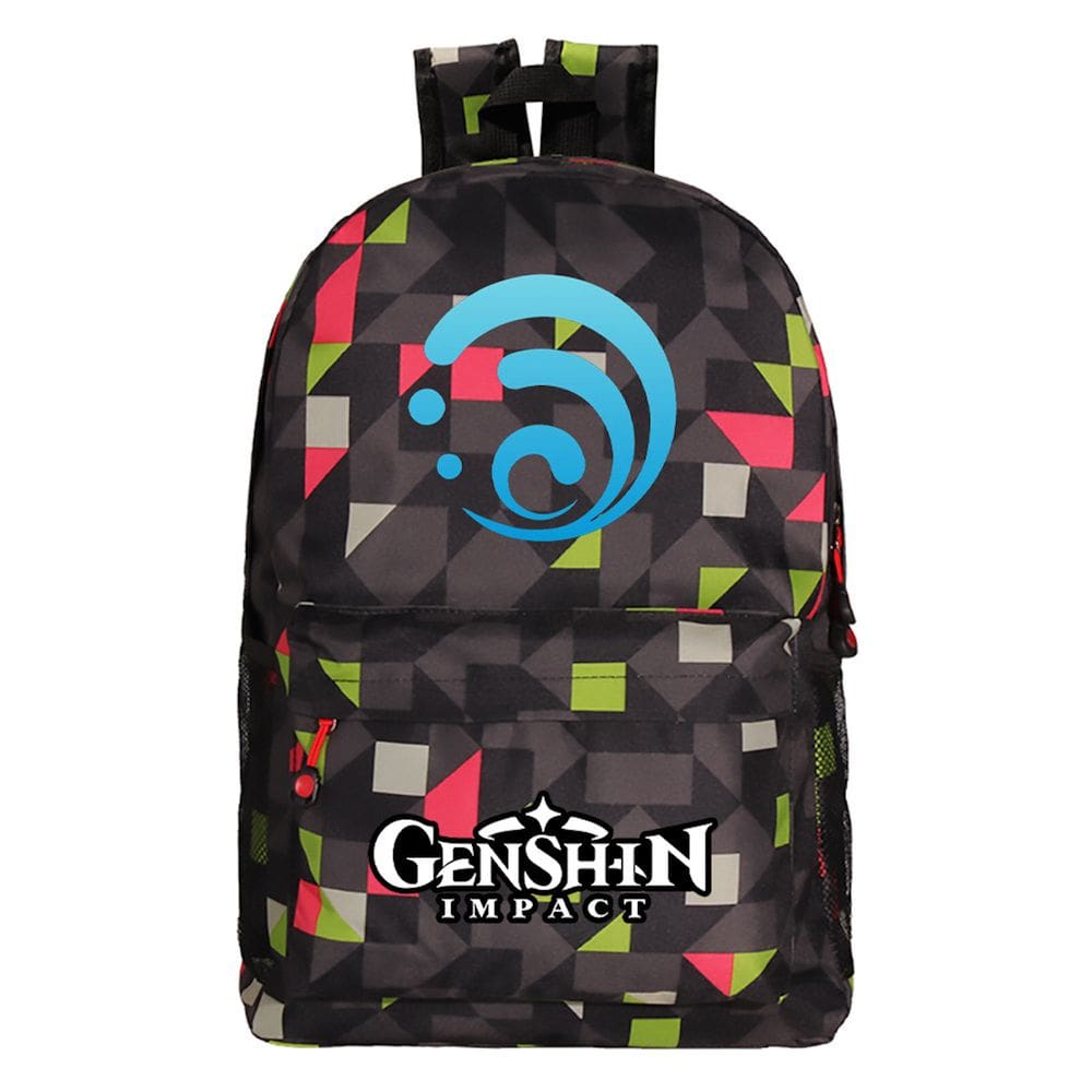 Mochila Genshins Impacts Zhonglis Cartoon Kids School