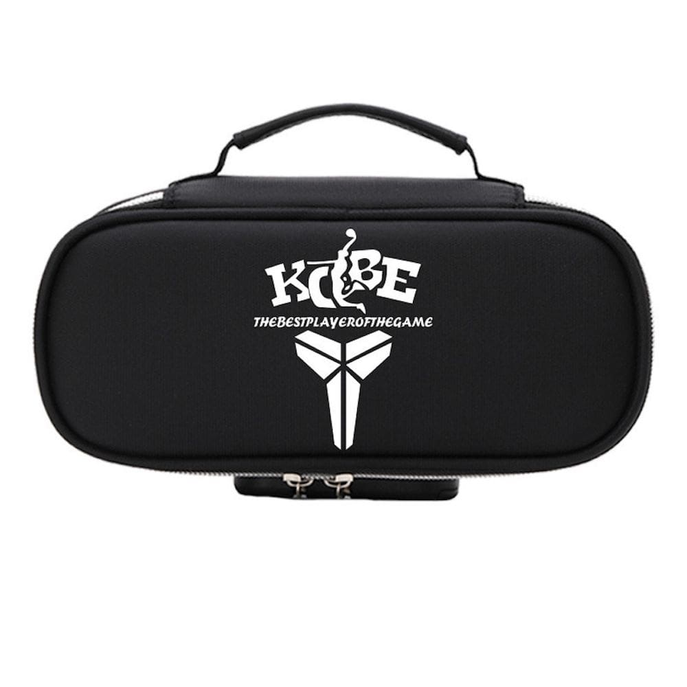 Estojo para lápis Kobes Bryants Cartoon Anime de grande capacidade