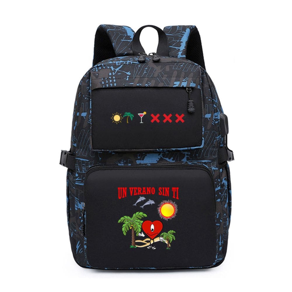 Mochila Uns Veranos Sins Tis Cartoon Kids School 31x18x44cm