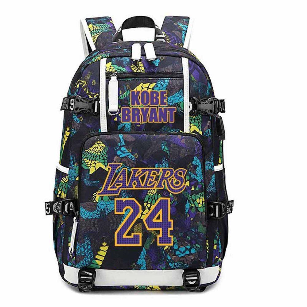 Mochila Kobes Bryants Cartoon Kids School Oxford Cloth
