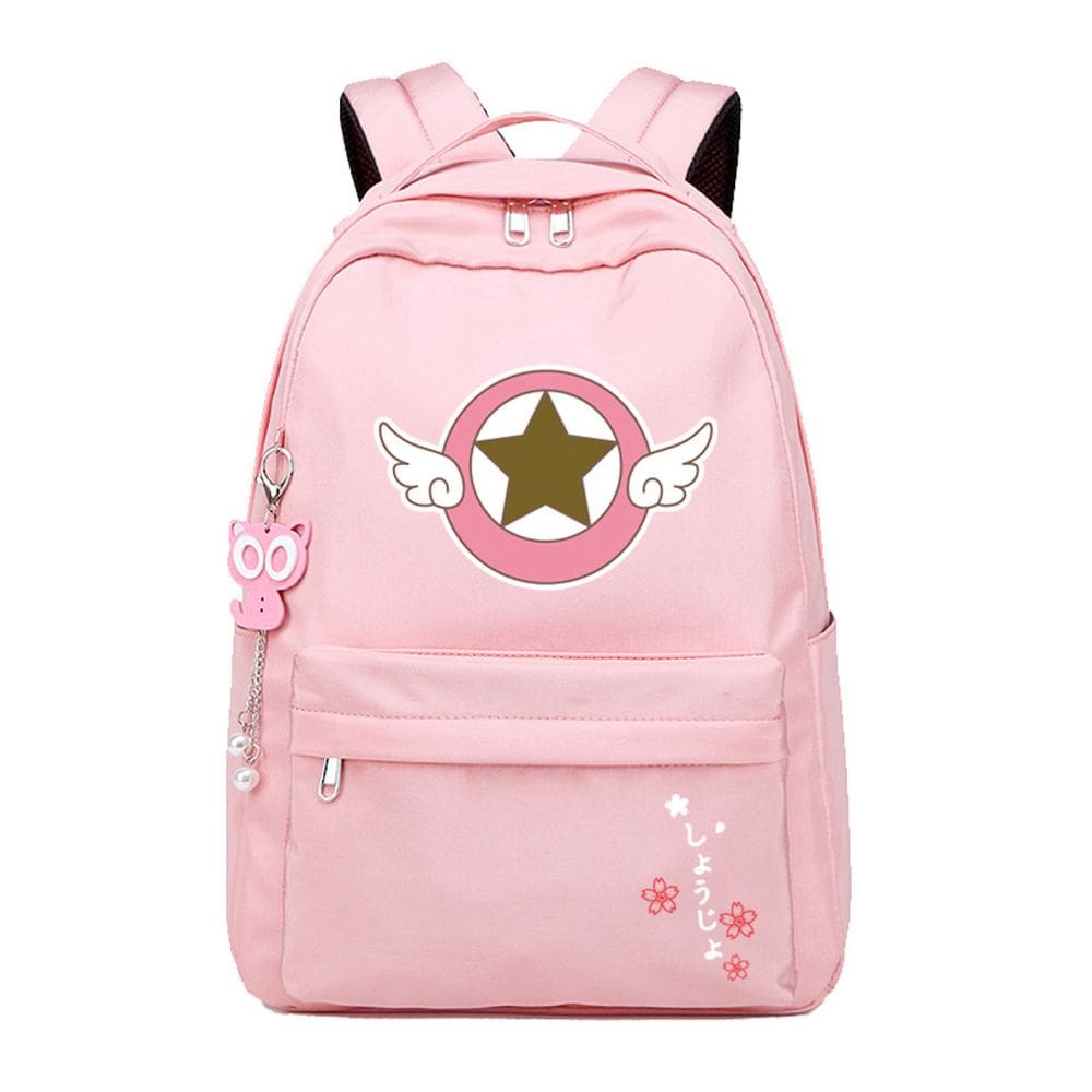 Mochila escolar Cards Captors Sakura Anime para crianças