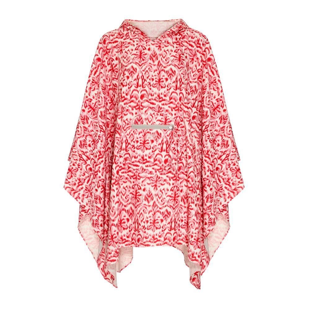 Capa De Chuva Ombra D Ikat Humano - Vermelho