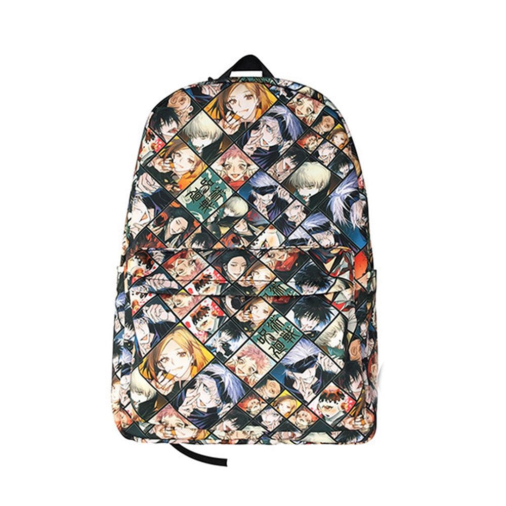 Mochila escolar infantil Jujutsus Kaisens 3 PU 33x17x45cm