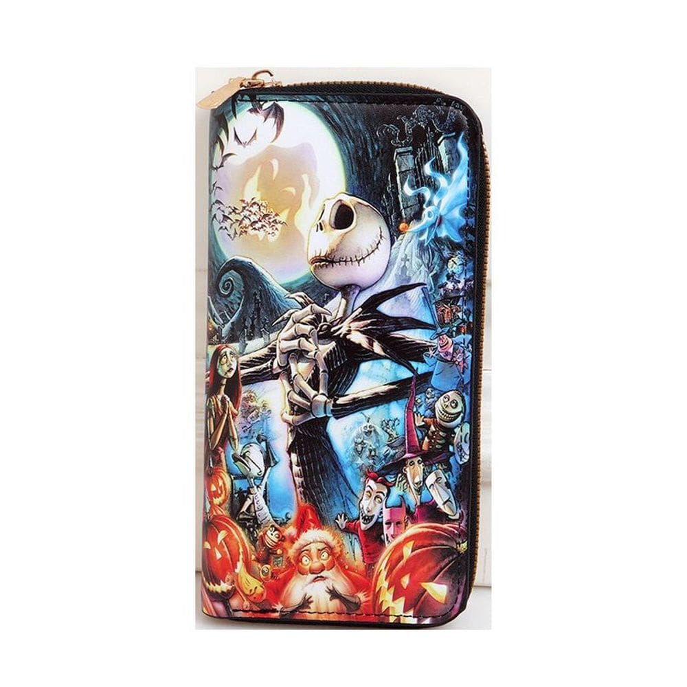 Wallet Nightmare Before Christmas Anime de Jack Skellington