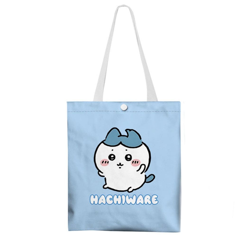 Sacola de lona Chiikawas Anime Fans Gift 33x37cm