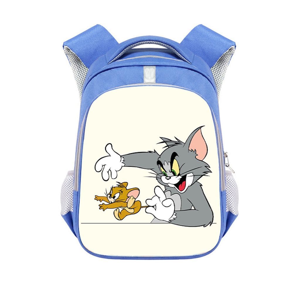 Mochila escolar Tom and Jerry Cartoon Kids Terylene 26x13x36cm