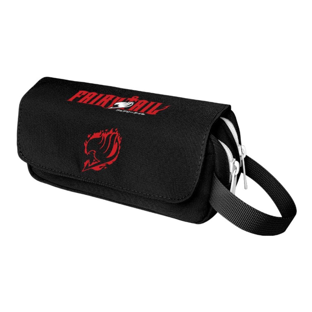 Estojo de lápis Fairys Tails Cartoon Anime de grande capacidade