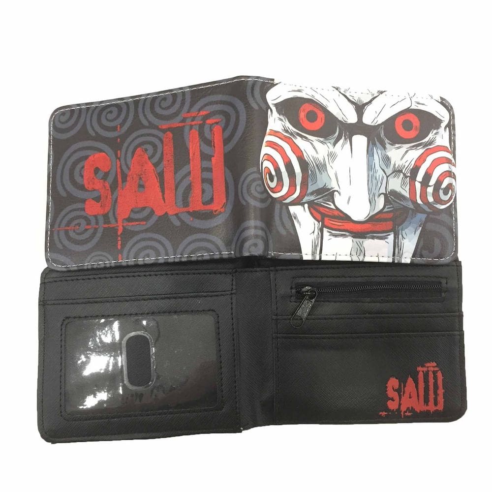 Wallet Saws Anime Characters Slim Bifold PU