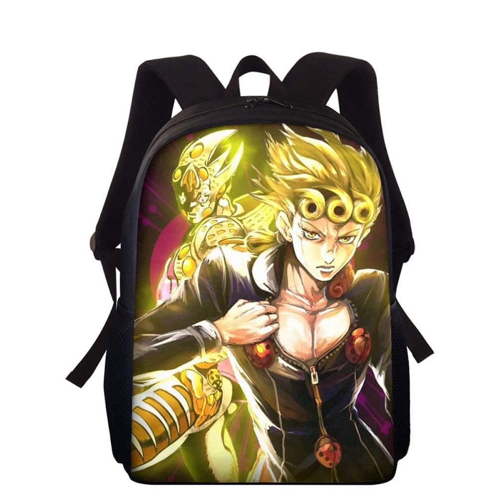 Mochila Jojos Bizarres Adventures Kids School de poliéster