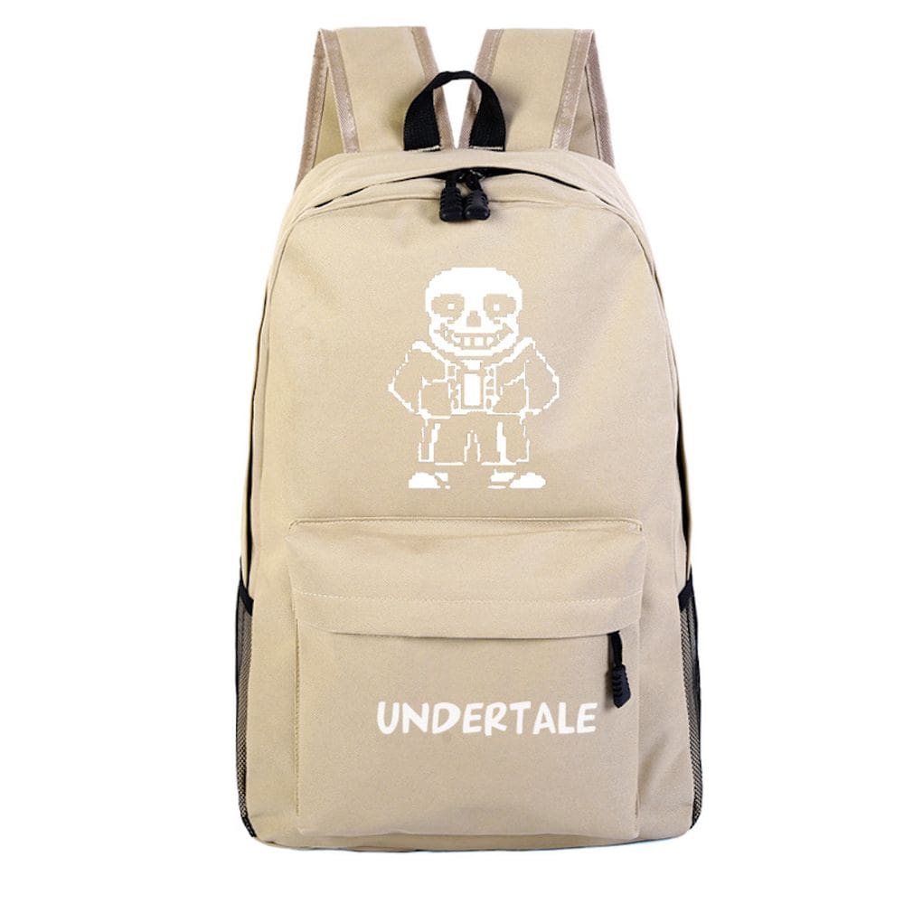 Mochila Undertales Sans Cartoon Kids School Oxford 45cm