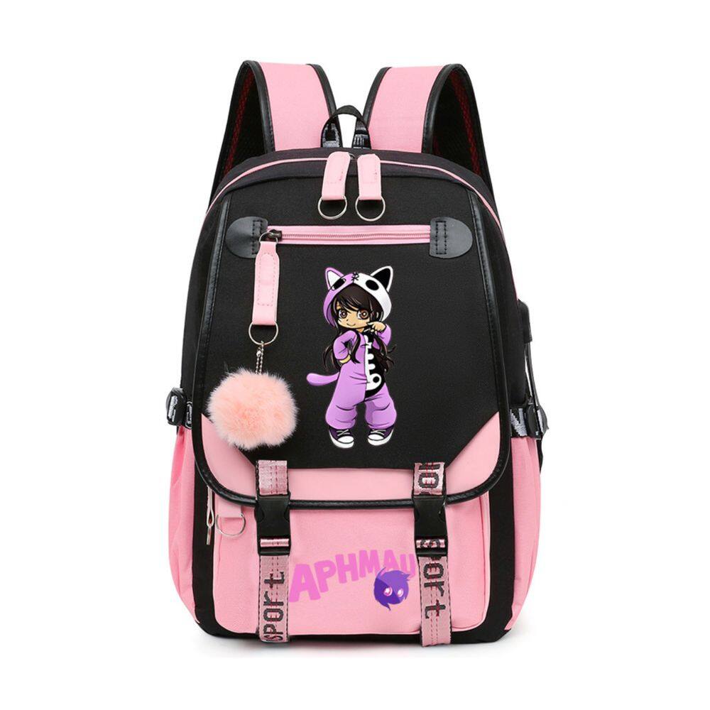 Mochila Aphmaus Cartoon Kids School Oxford Cloth 0,6 kg