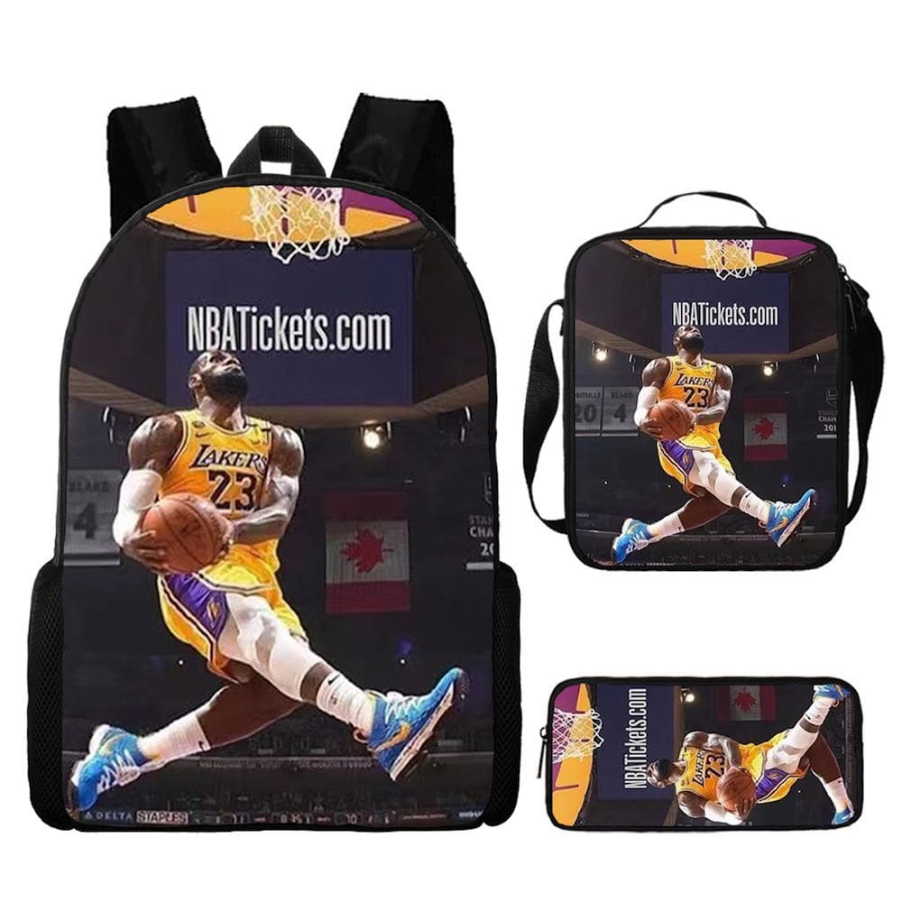 Conjunto de mochilas Kobes Bryants Cartoon Kids School 3 unidades