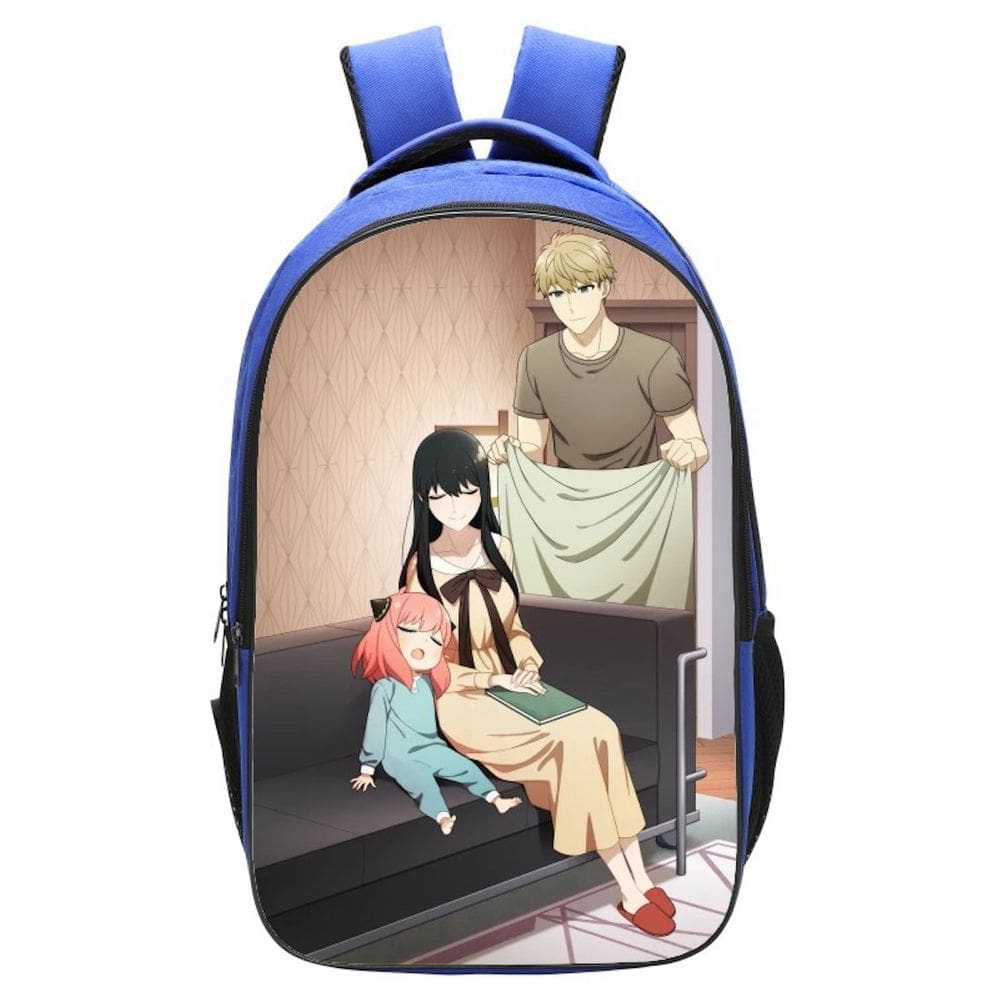 Mochila Spys Familys Anya Forger para crianças escolares de poliéster