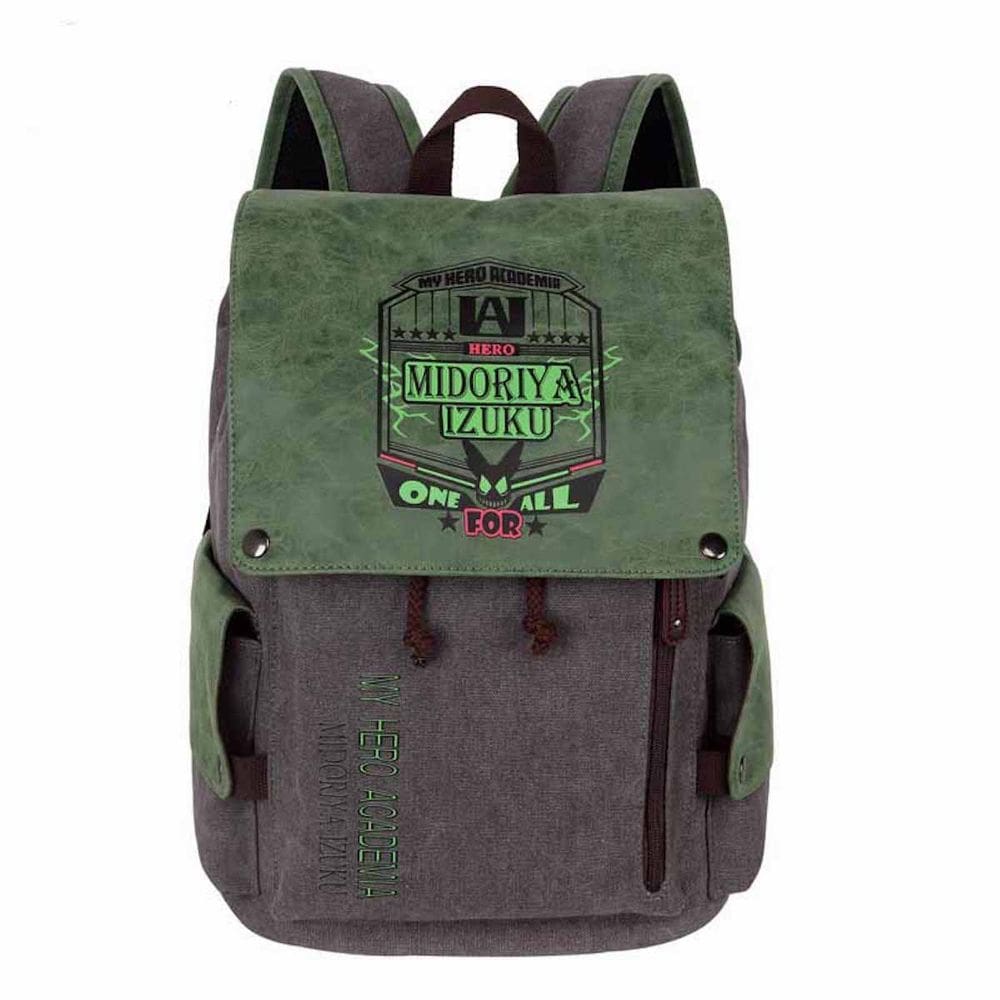 Mochila My Hero Academia Midoriya Izuku Cartoon Kids School