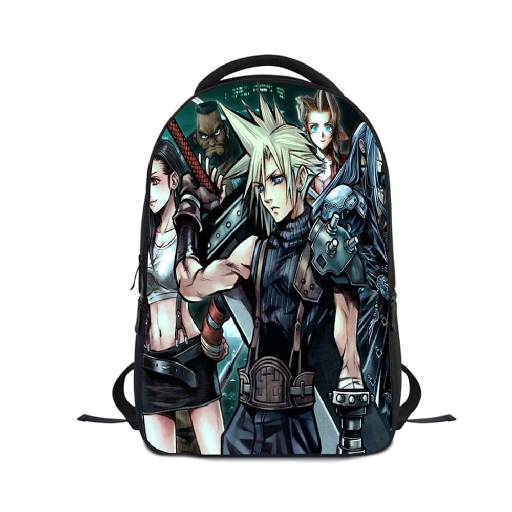 Mochila escolar infantil Finals Fantasy 3D Oxford 24x12x30cm