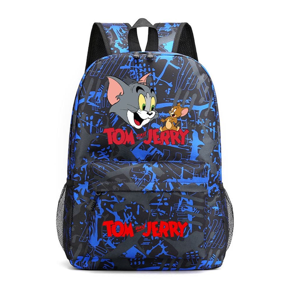 Mochila escolar Tom and Jerry Cartoon Kids Oxford 29x14x40cm