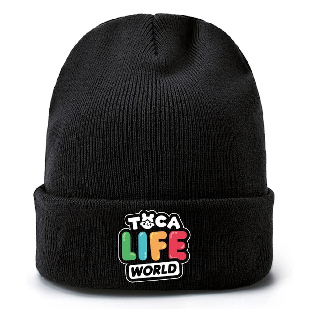Chapéu de malha Tocas Life Worlds Anime Winter Beanie acrílico