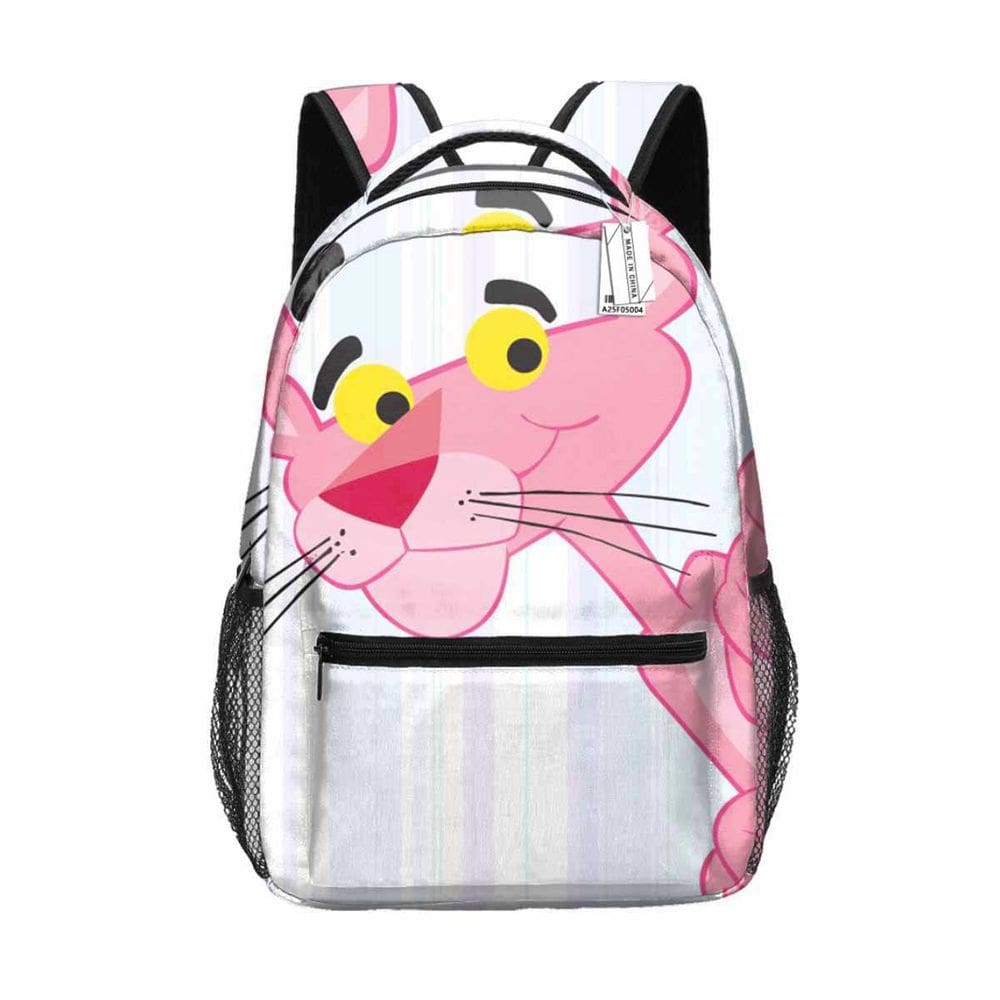 Mochila Pink Panthers Cartoon Kids School 30x17x40cm