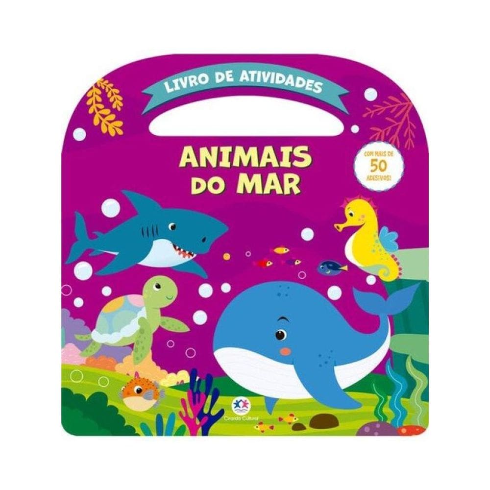 Animais Do Mar - Atividades E Mais 50 Adesivos