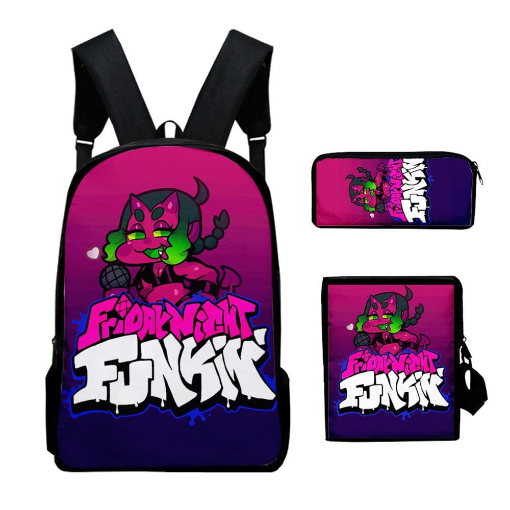 Conjunto de mochilas Fridays Nights School, 3 peças para crianças Oxford