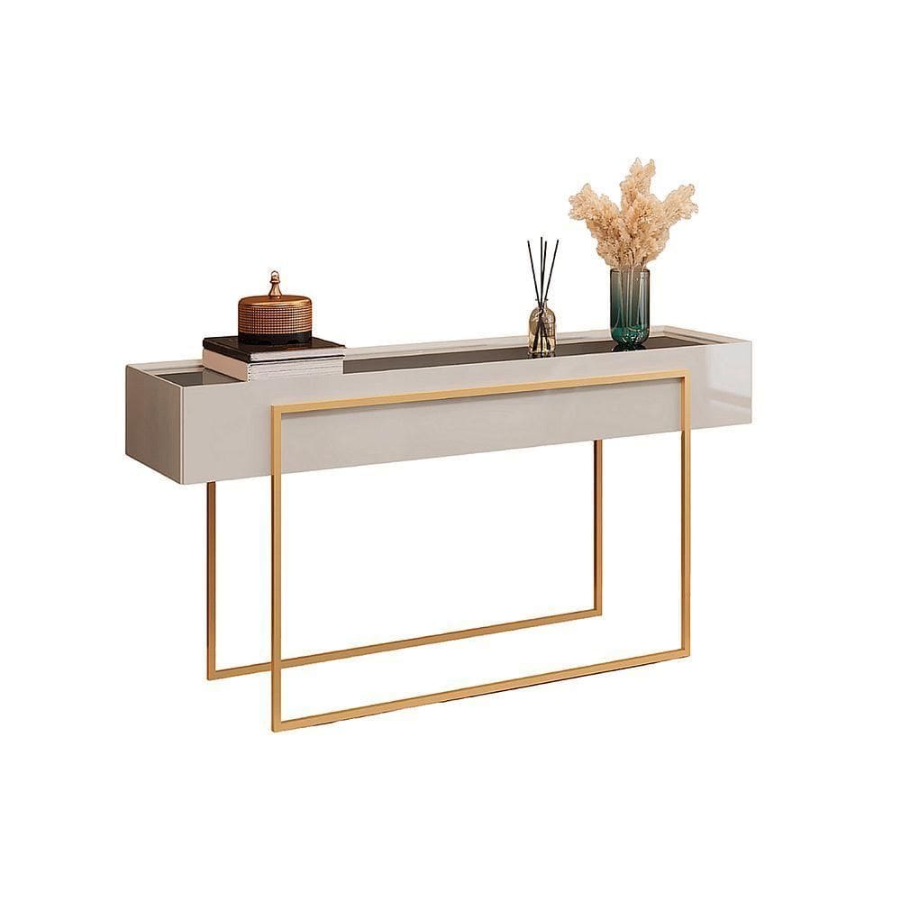 Aparador Buffet Kika De Sala Hall Moderno Pes Em Metal Bali