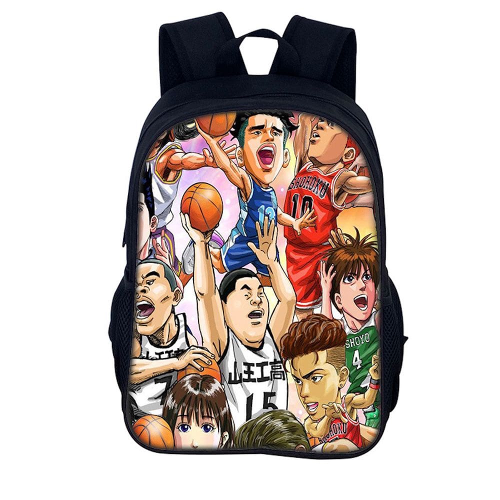 Mochila Slam Dunks Kids School Nylon 27x13x40cm 320g