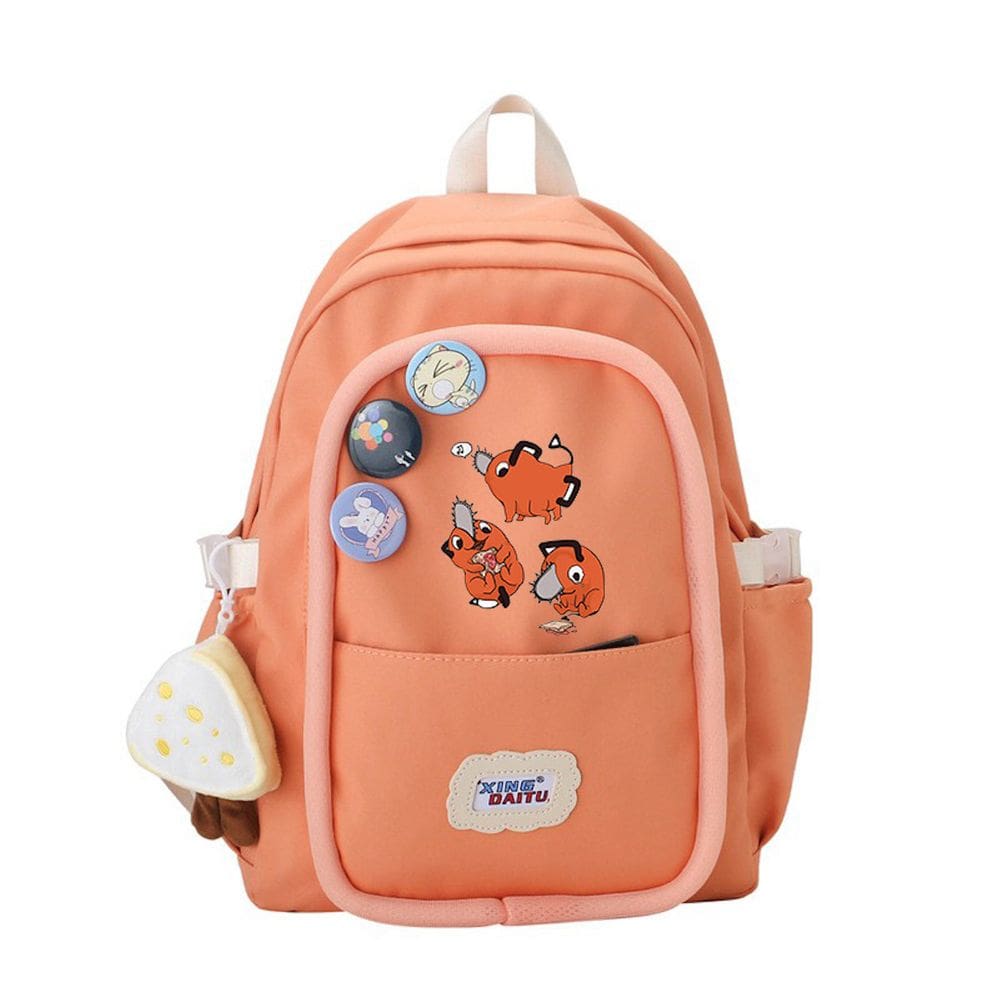 Mochila Cartoon Kids School Chainsaws Mans Pochitas B