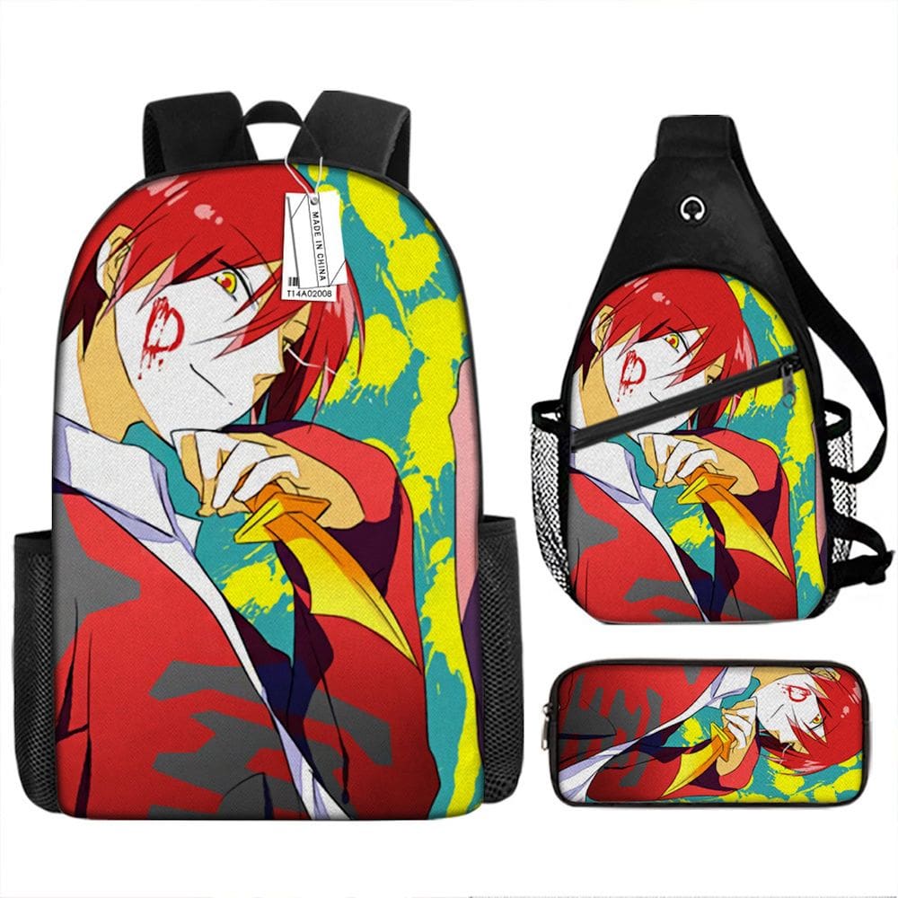 Conjunto de mochilas Assassinations Classroom Korosenseis Akabanes Karm